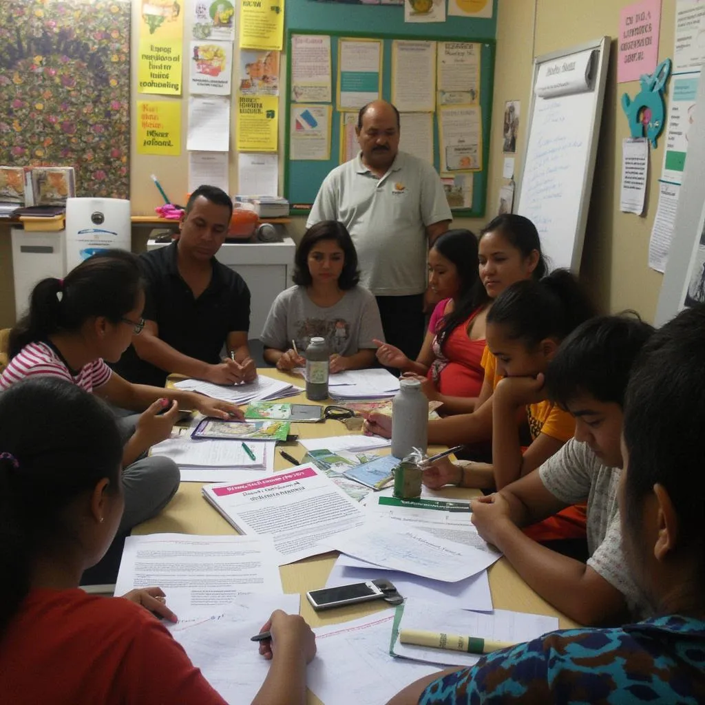 Taller comunitario sobre justicia fiscal