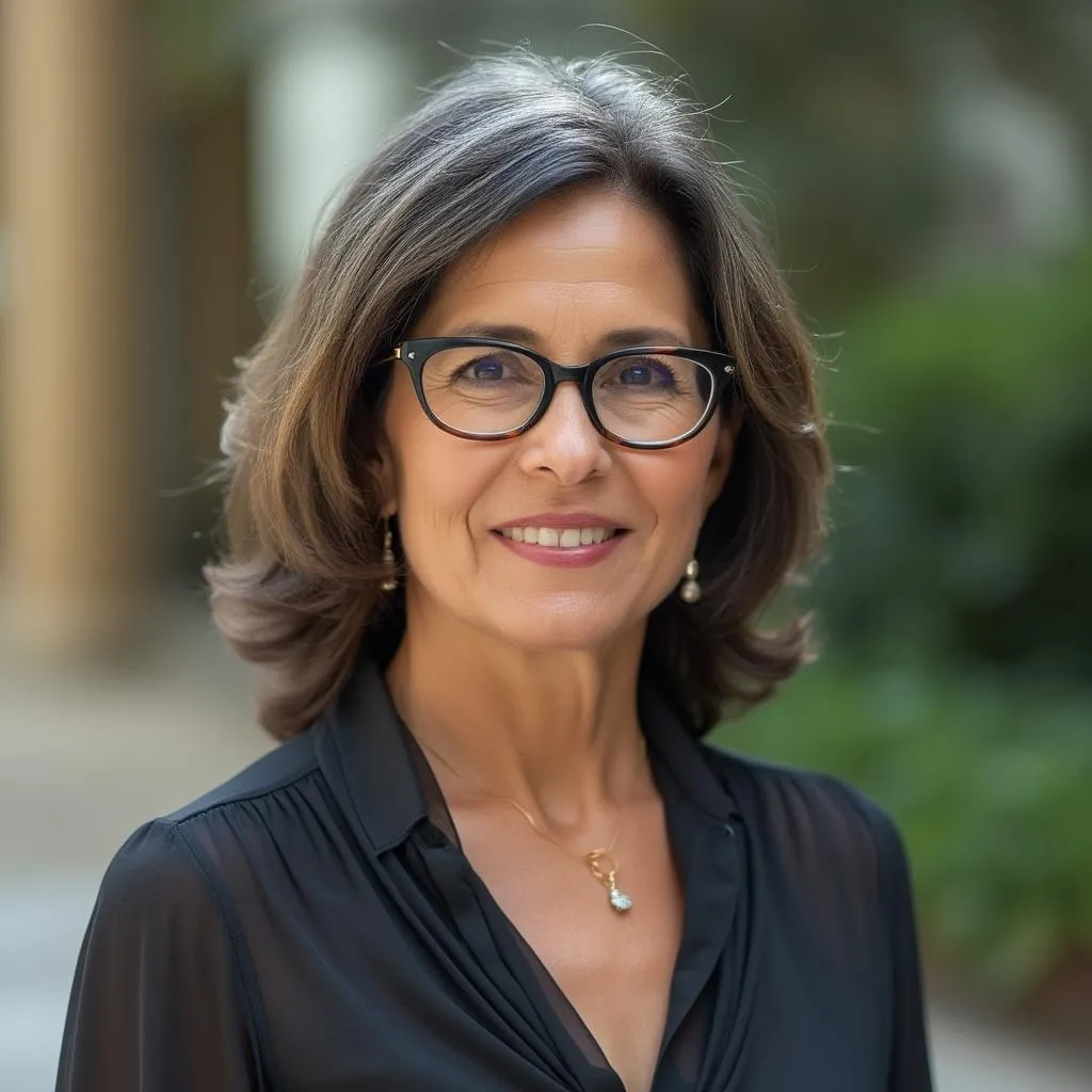 Retrato de profesora universitaria